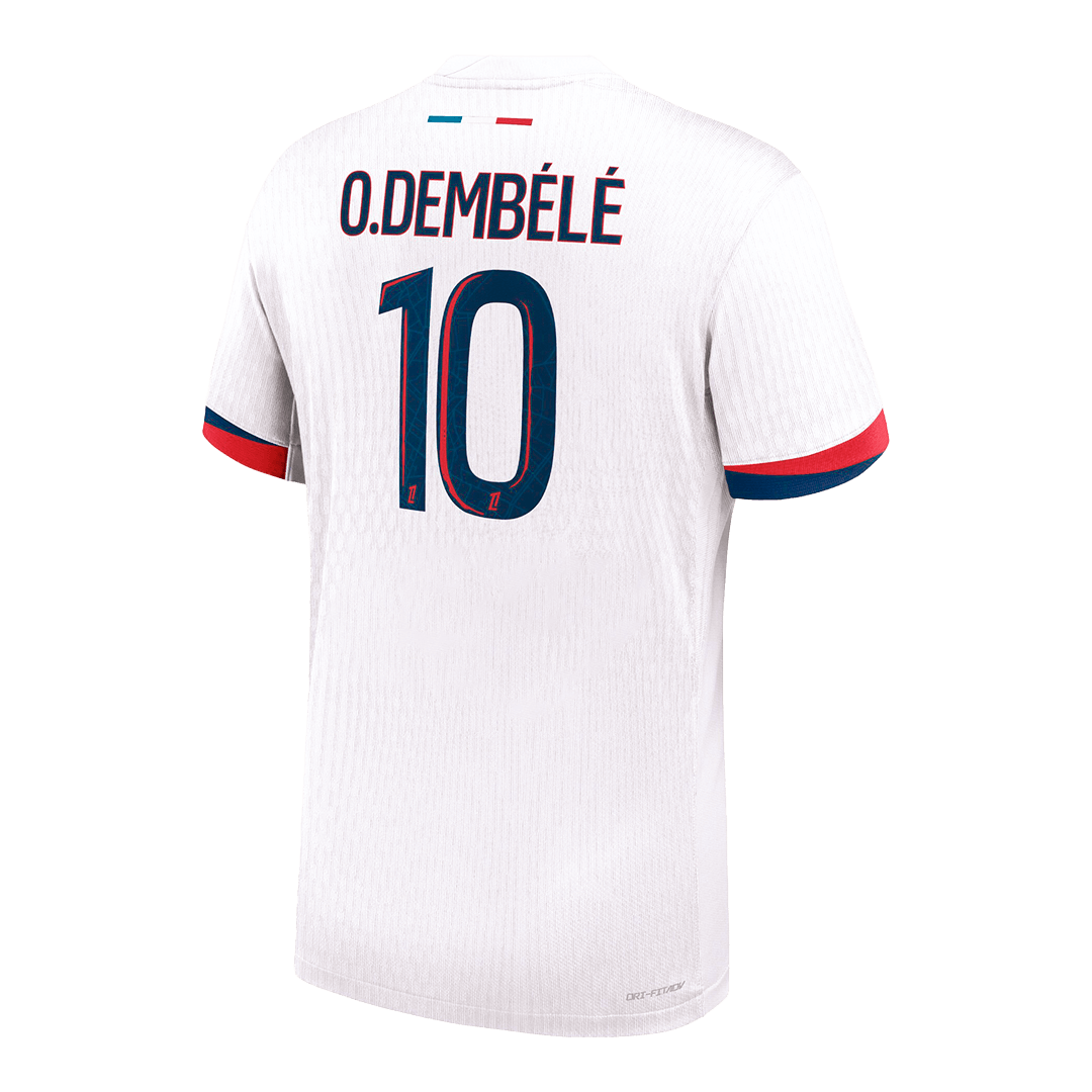 Authentic O.DEMB¨¦L¨¦ #10 Soccer Jersey PSG Away Shirt 2024/25