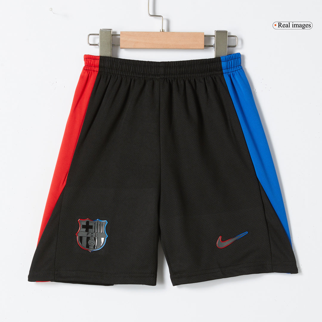 Kids Barcelona Custom Away Soccer Kits 2024/25