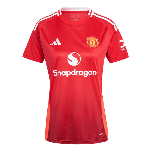 Women's Manchester United Home Soccer Jersey Shirt 2024/25