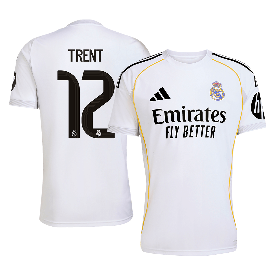 TRENT #12 Real Madrid Soccer Jersey Home Custom Shirt 2025/26