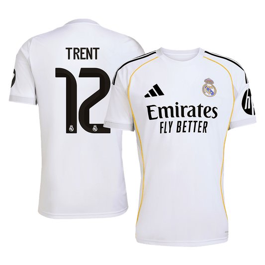 TRENT #12 Real Madrid Soccer Jersey Home Custom Shirt 2025/26