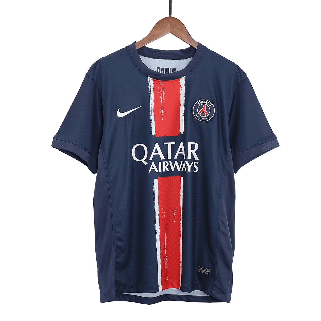 KVARATSKHELIA #7 PSG Soccer Jersey Home Custom Shirt 2024/25 - UCL