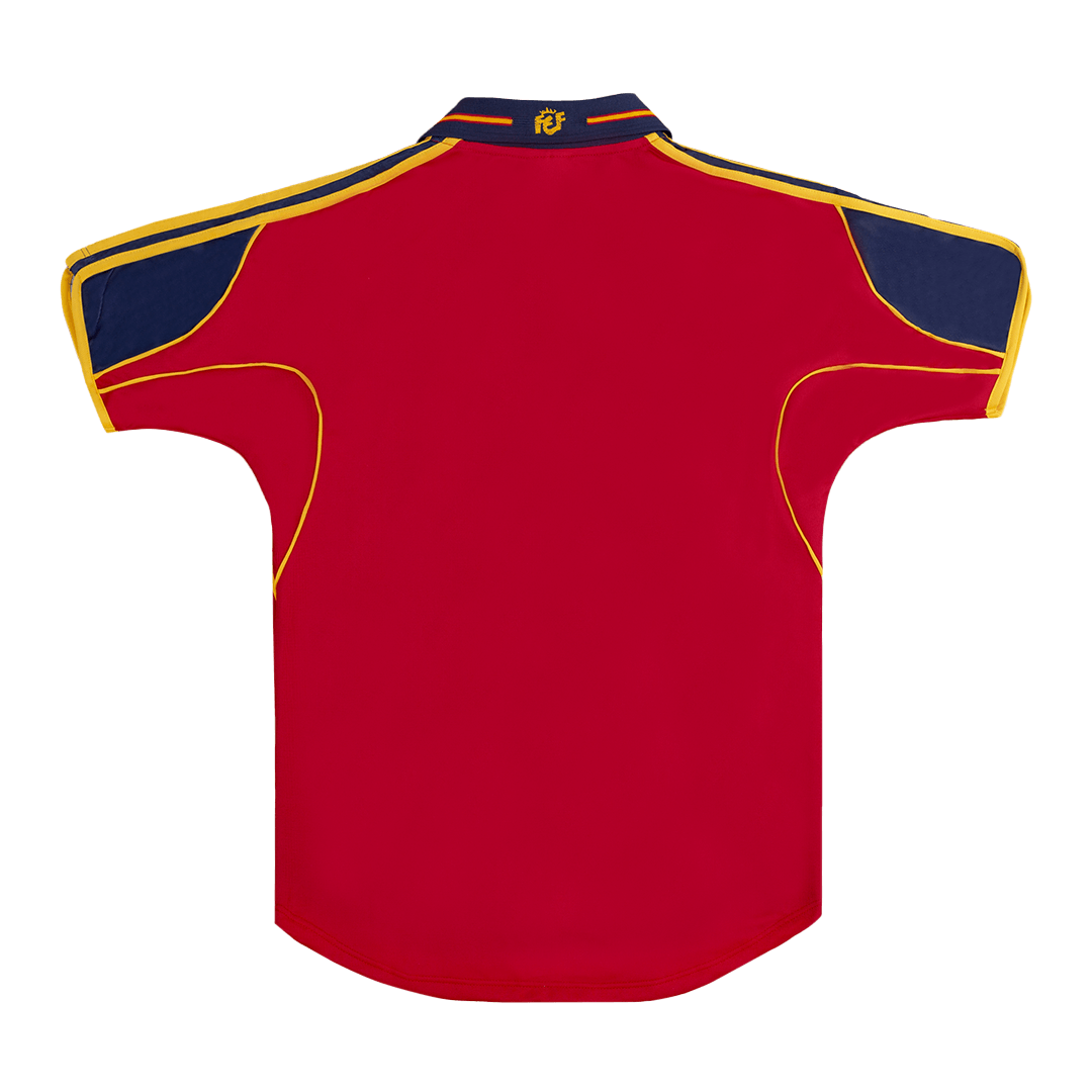 Retro 2000 Spain Home Soccer Jersey
