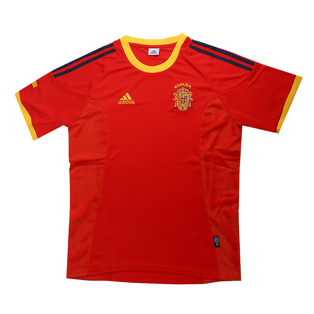 Retro 2002 Spain Home Soccer Jersey