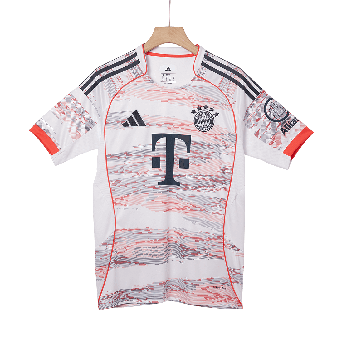 MÜLLER  #25 Bayern Munich Away Soccer Jersey 2025/26 White