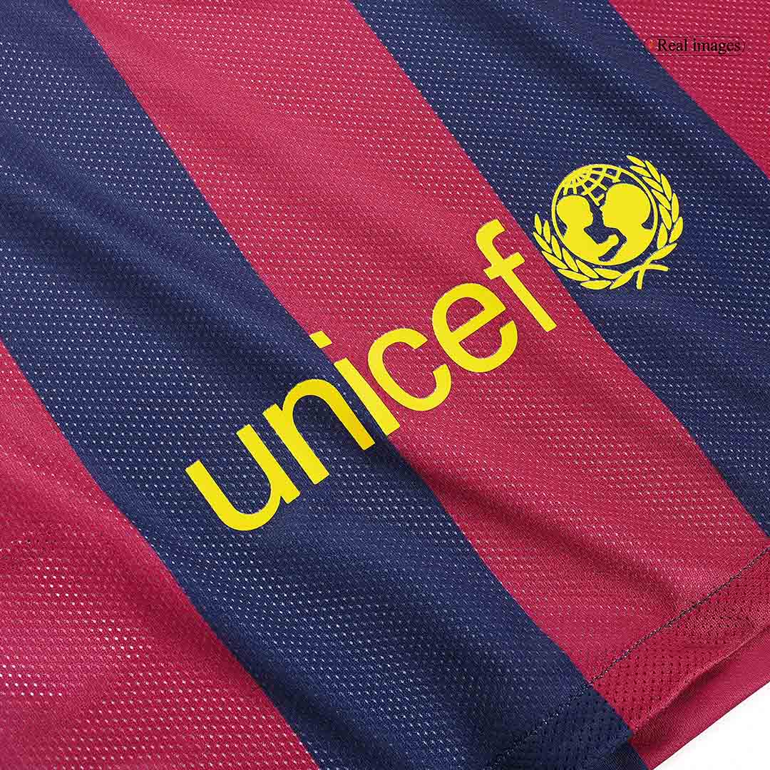 Retro SUÁREZ  #9 2014/15 Barcelona Home Soccer Jersey