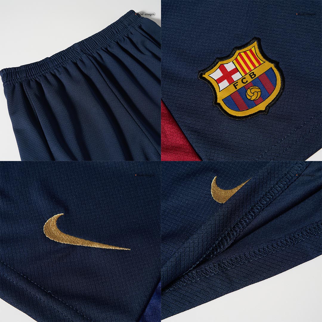 Kids Barcelona Custom Home Soccer Kits 2024/25
