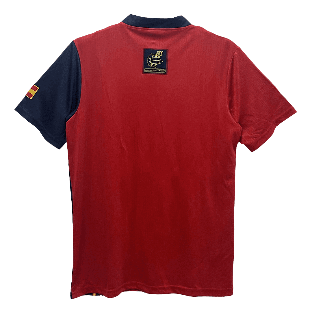 Retro 1996 Spain Home Soccer Jersey