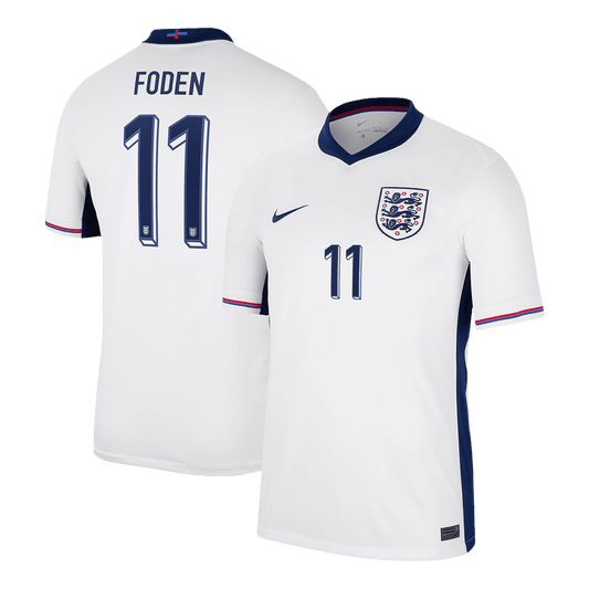 FODEN #11 England Home Soccer Jersey Euro 2024