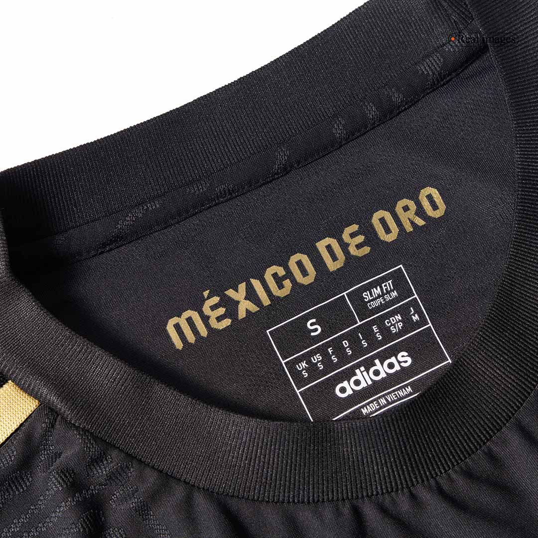 Authentic Mexico Long Sleeve Jersey - Gold Cup Third Away Football Shirt 2025