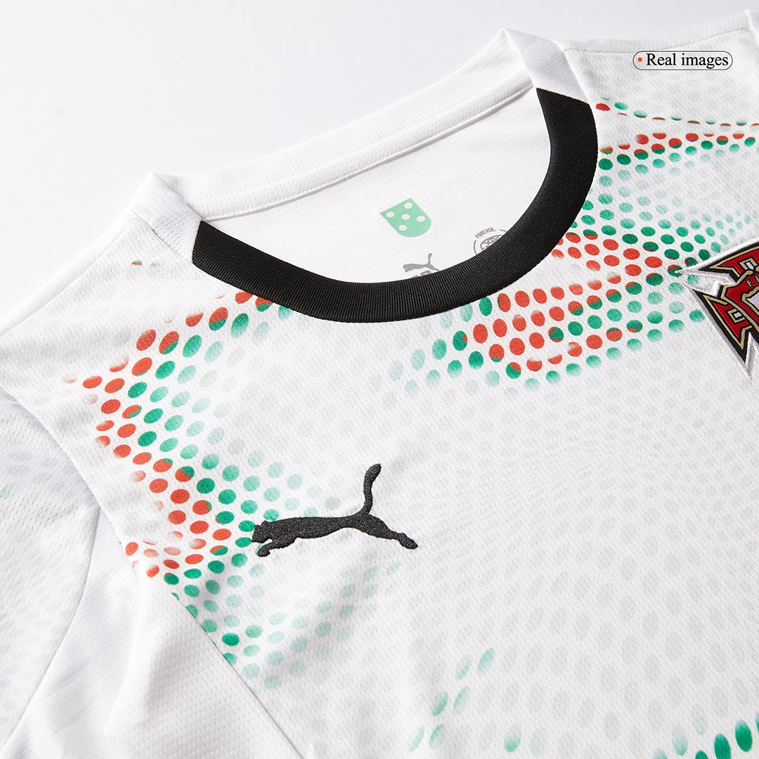 Women's Portugal Away Soccer Jersey 2025 White