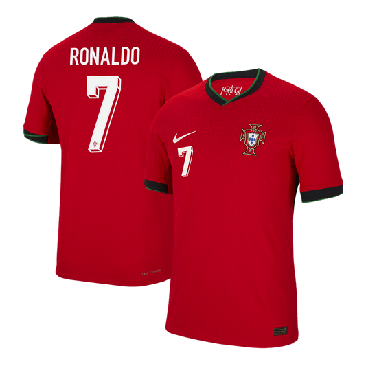 Authentic RONALDO #7 Portugal Home Soccer Jersey Euro 2024