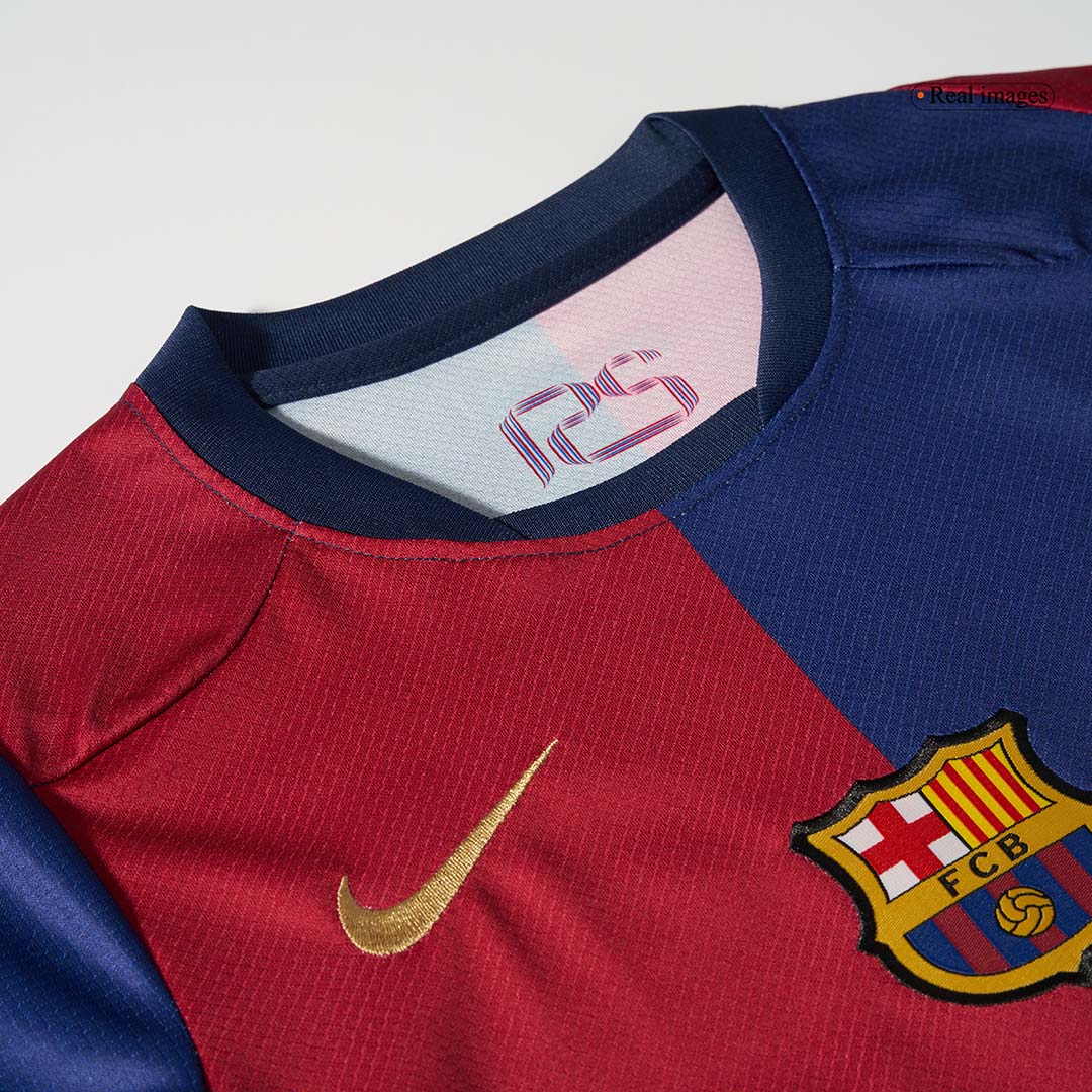 Kids Barcelona Custom Home Soccer Kits 2024/25
