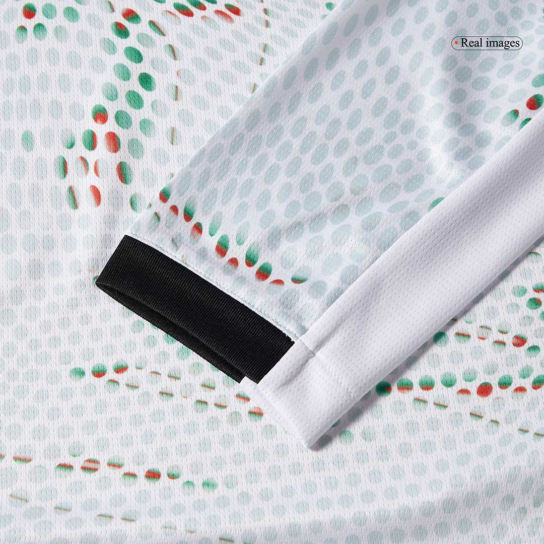 Portugal Away Long Sleeve Soccer Jersey 2025 White