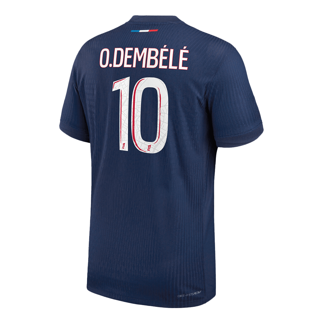 Authentic O.DEMB¨¦L¨¦ #10 Soccer Jersey PSG Home Shirt 2024/25