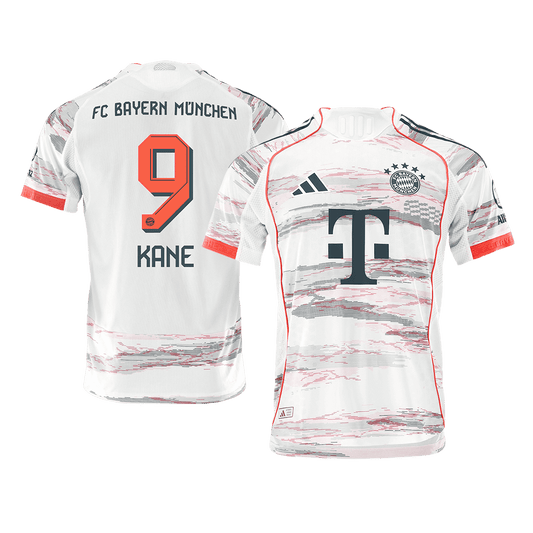 Authentic KANE #9 Soccer Jersey Bayern Munich Away Shirt 2025/26