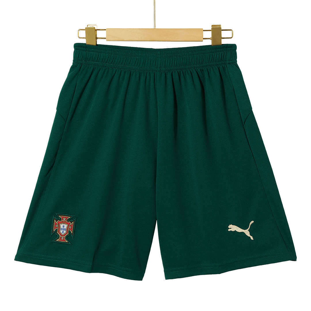 Portugal Home Soccer Shorts 2025