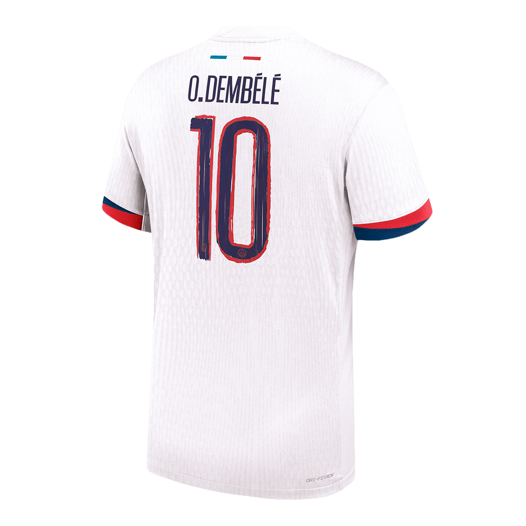 Authentic O.DEMB¨¦L¨¦ #10 Soccer Jersey PSG Away Shirt 2024/25 - UCL