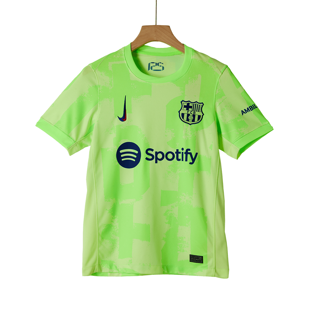 Barcelona Third Away Soccer Jersey Kit(Jersey+Shorts) 2024/25 - UCL