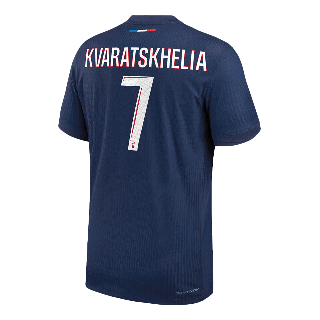 Authentic KVARATSKHELIA #7 Soccer Jersey PSG Home Shirt 2024/25