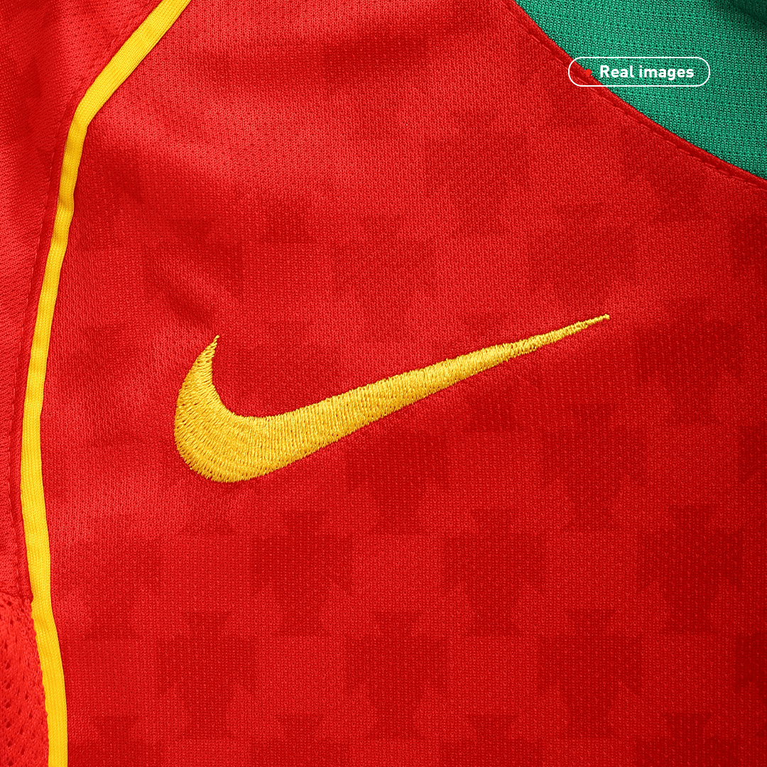 Retro 2004 Portugal Home Soccer Jersey -Euro Final