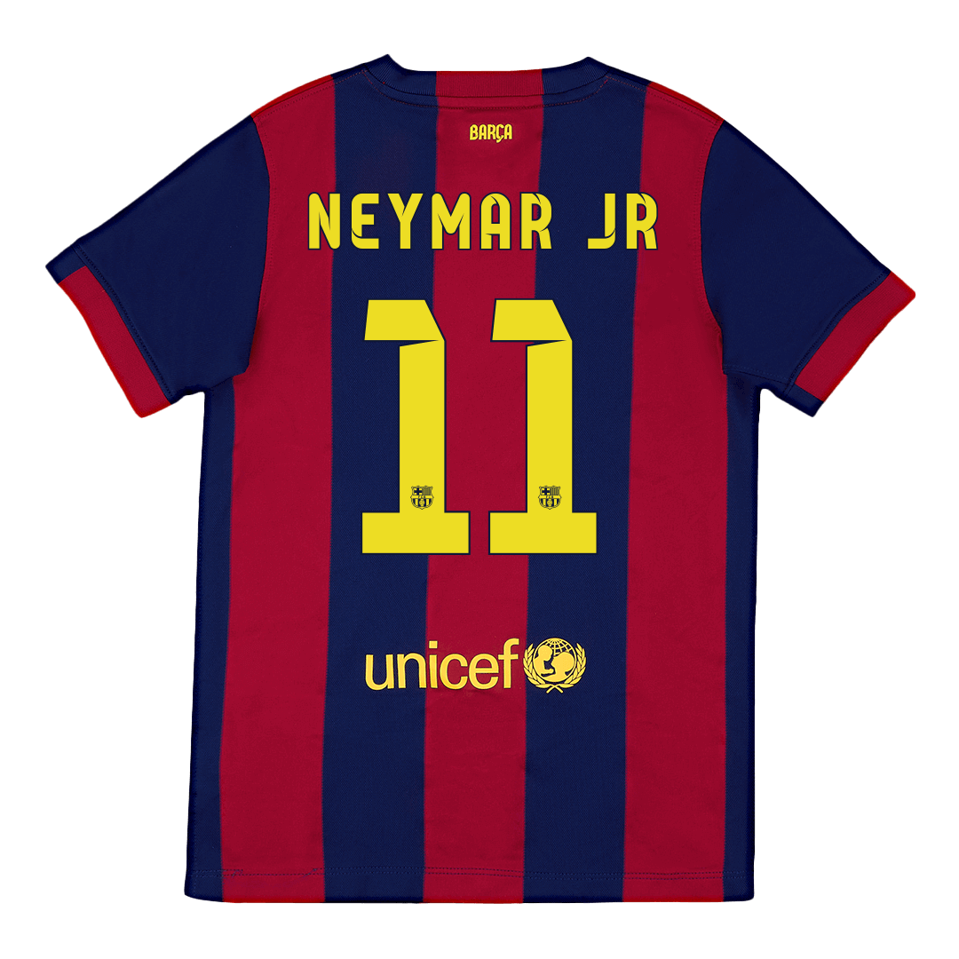 Retro NEYMAR JR #11 2014/15 Barcelona Home Soccer Jersey