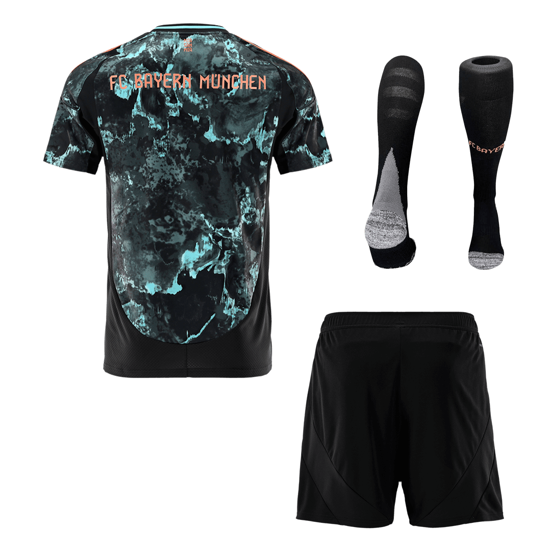 Bayern Munich Away Soccer Jersey Kit(Jersey+Shorts+Socks) 2024/25