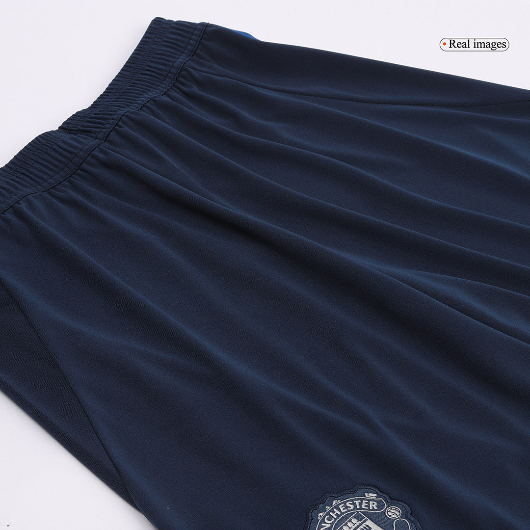 Men's Manchester United Away Soccer Jersey Kit (Shirt+Shorts+Socks) 2024/25