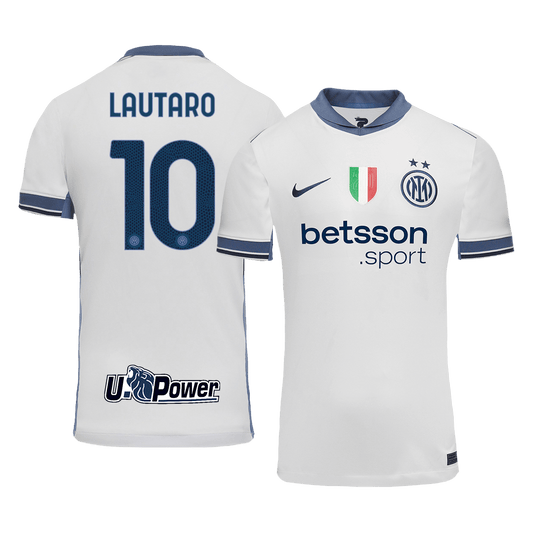 LAUTARO #10 Inter Milan Soccer Jersey Away Custom Shirt 2024/25