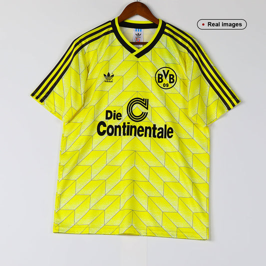 Retro 1988 Borussia Dortmund Home Soccer Jersey
