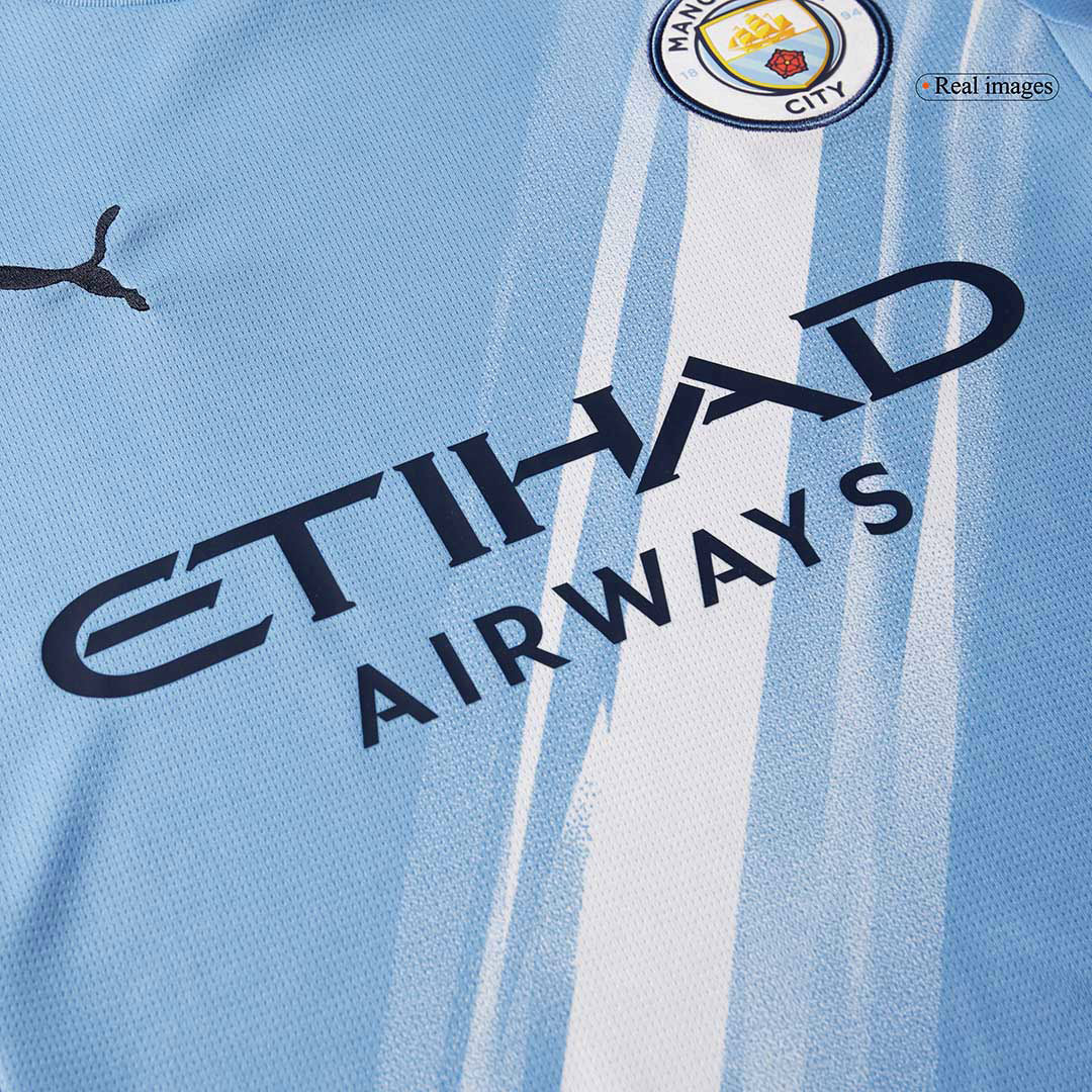 HAALAND #9 Manchester City Home Soccer Jersey 2025/26 Blue Jersey - Club World Cup