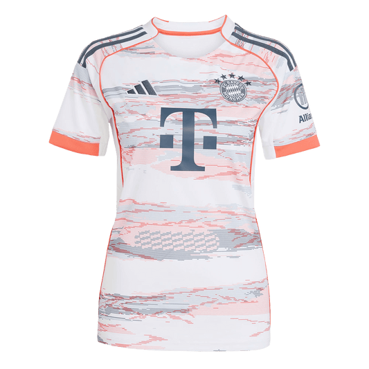 Bayern Munich Soccer Jersey Away Women's Custom Shirt 2025/26