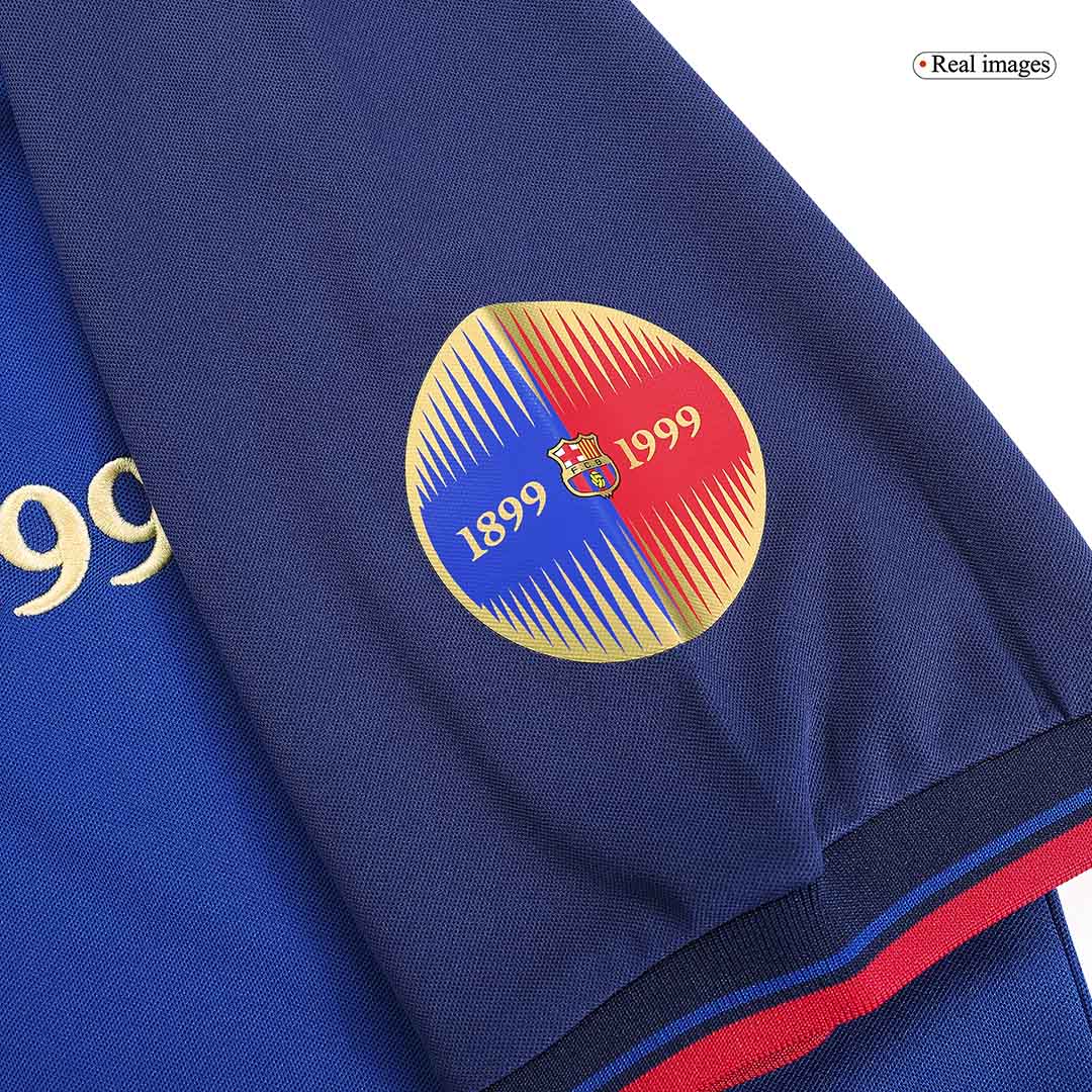 Retro 1999/00 Barcelona Home Soccer Jersey