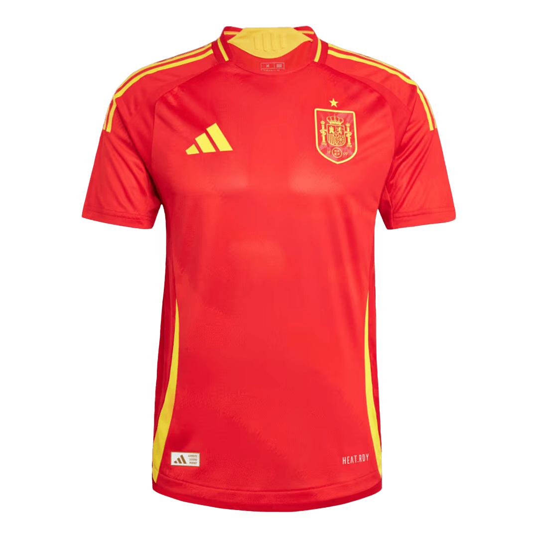 Authentic Spain Home Soccer Jersey Euro 2024