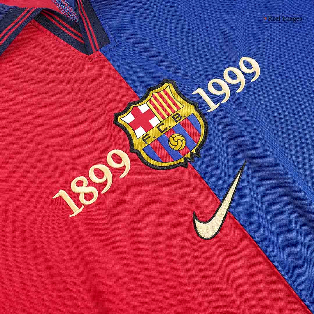 Retro 1999/00 Barcelona Home Soccer Jersey