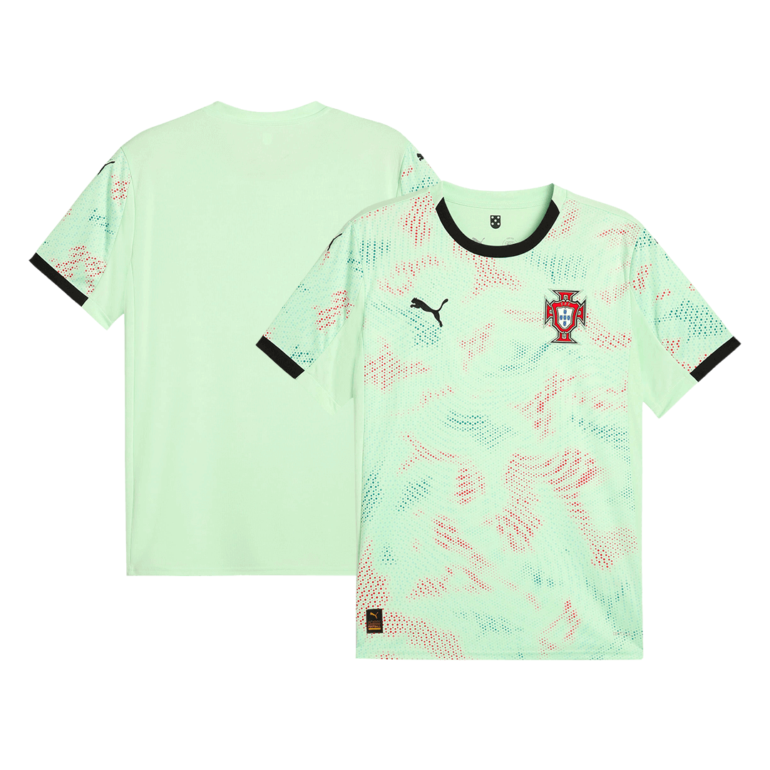 Men's Portugal Away Soccer Jersey 2025 Green - Women's Euro