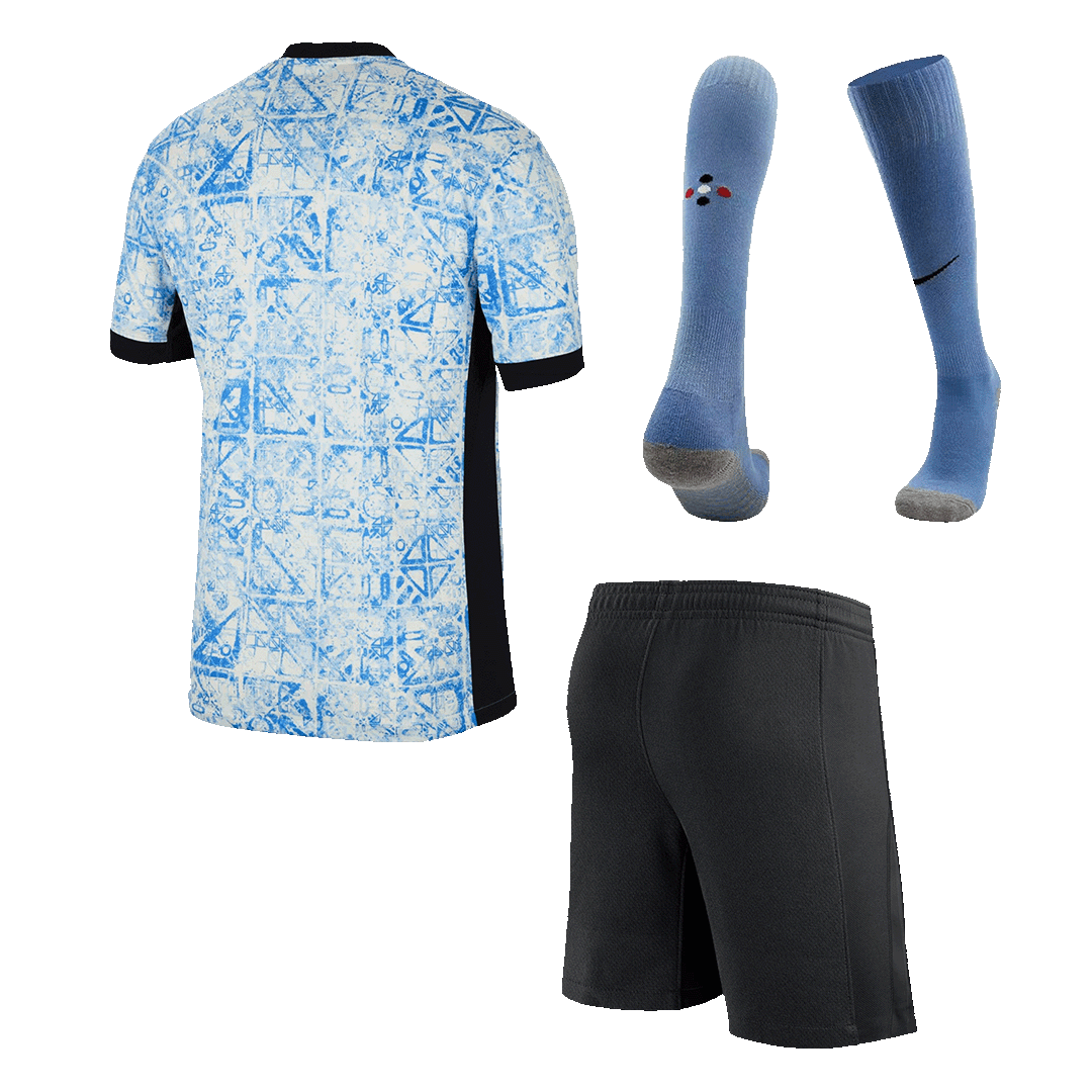 Portugal Away Soccer Jersey Kit(Jersey+Shorts+Socks) Euro 2024