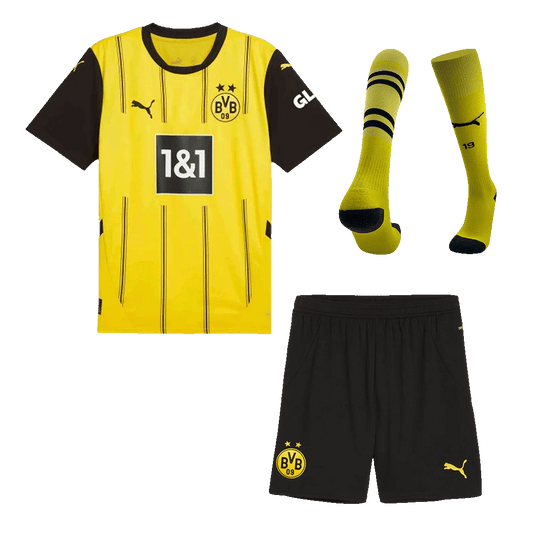Borussia Dortmund Home Soccer Jersey Kit(Jersey+Shorts+Socks) 2024/25