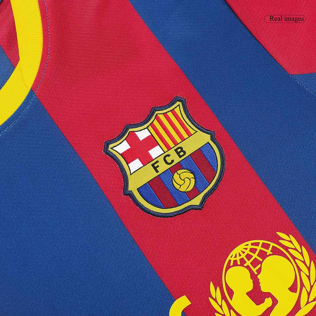 Retro XAVI #6 2010/11 Barcelona Home Soccer Jersey