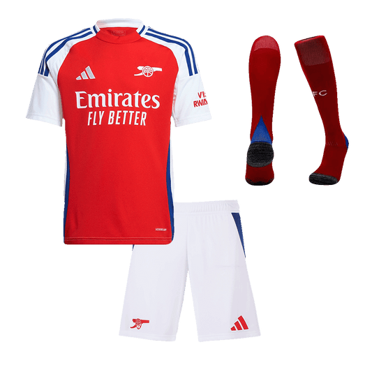Kid's Arsenal Home Soccer Jersey Kit(Jersey+Shorts+Socks) 2024/25