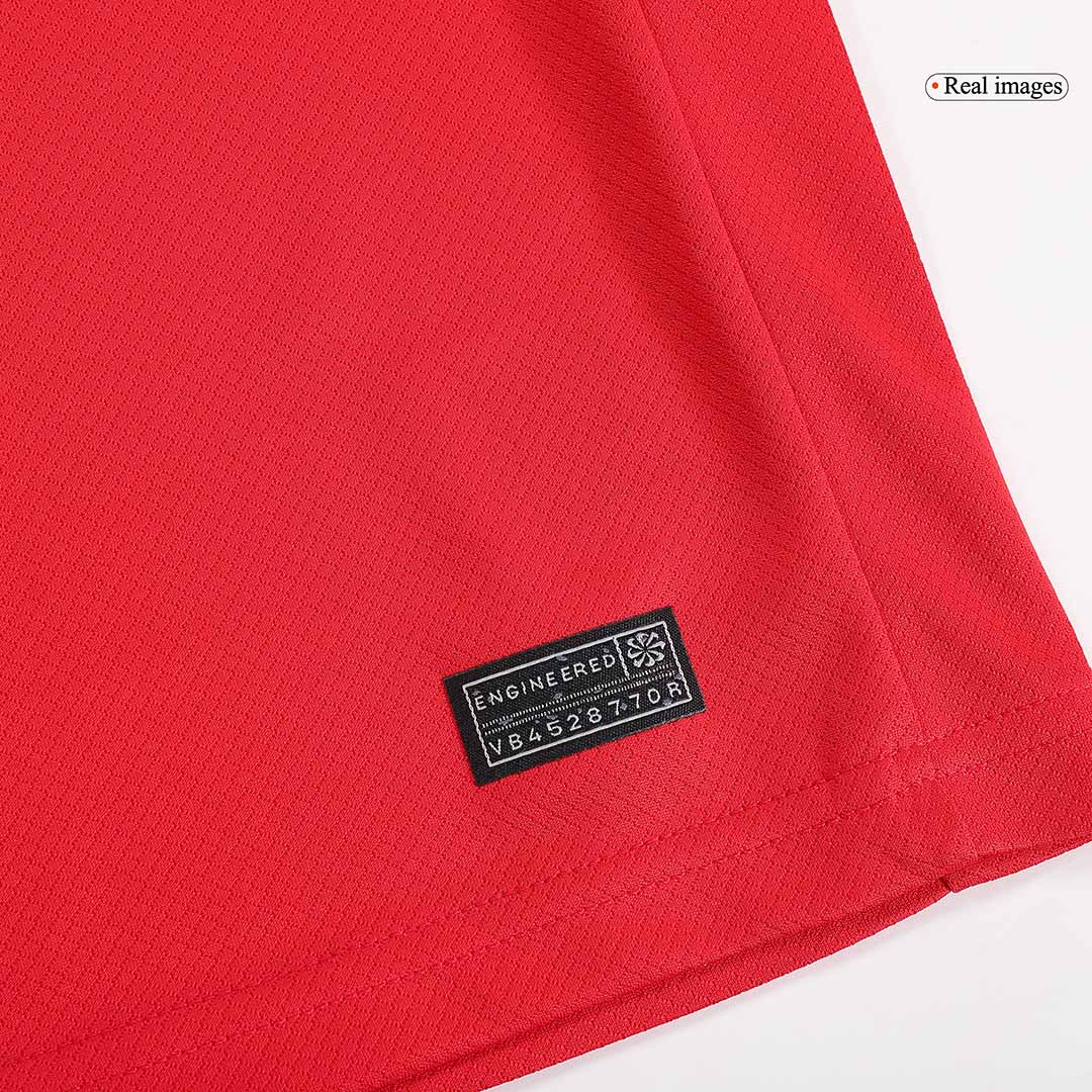 Kid's Portugal Home Soccer Jersey Kit(Jersey+Shorts) Euro 2024