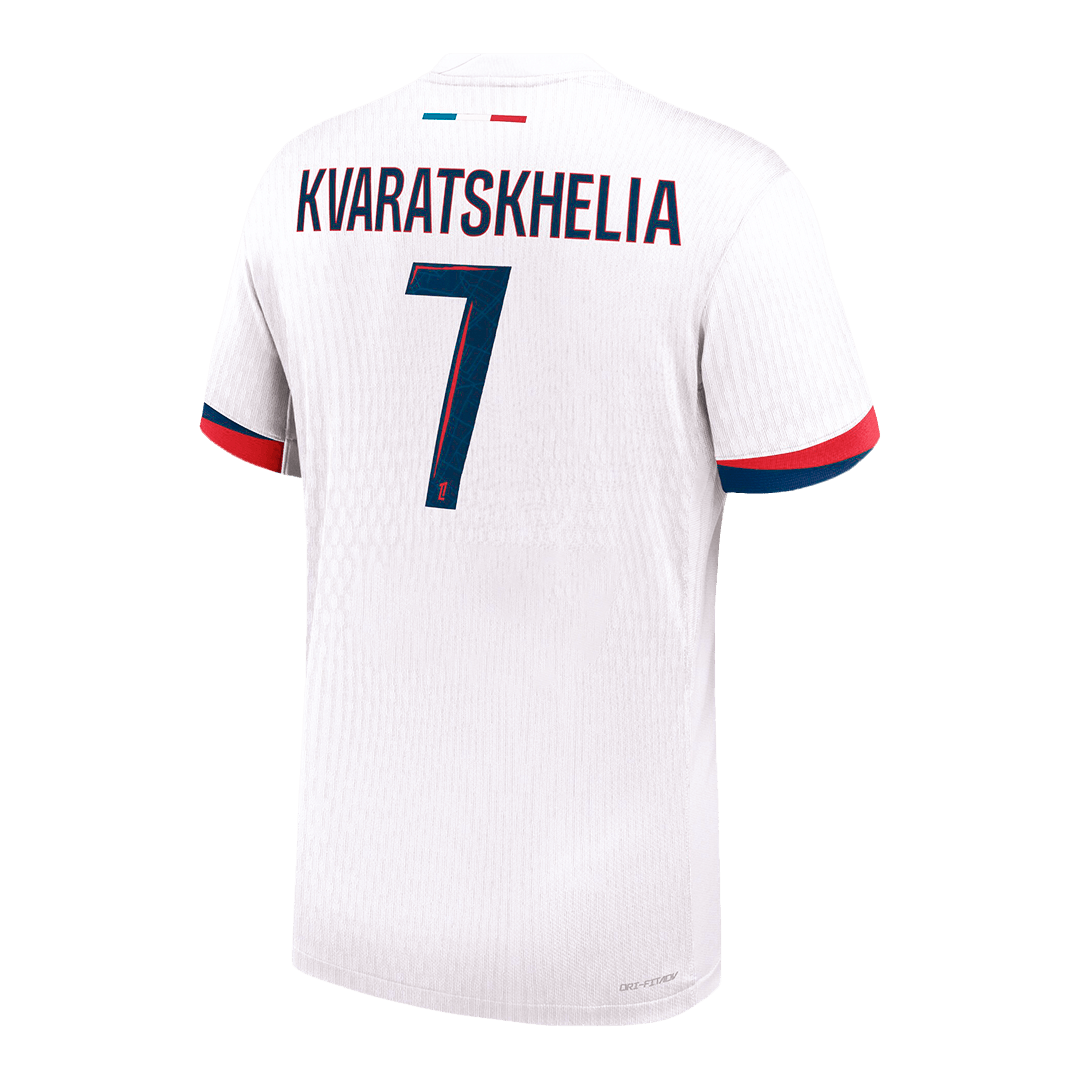 Authentic KVARATSKHELIA #7 Soccer Jersey PSG Away Shirt 2024/25