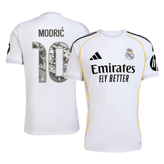 MODRIĆ Special #10 Real Madrid Home Soccer Jersey 2025/26