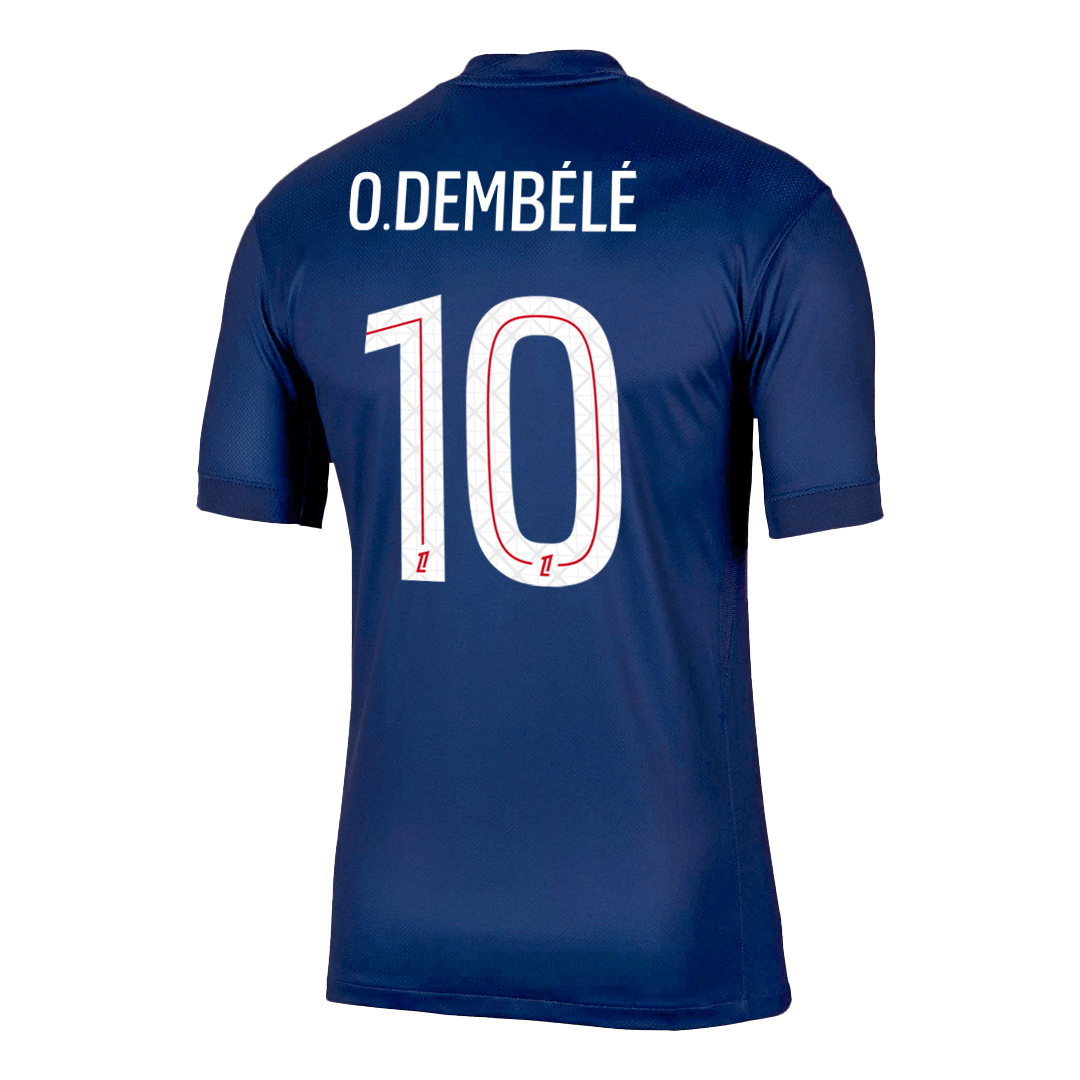 O.DEMBÉLÉ #10 PSG Home Soccer Jersey 2025/26