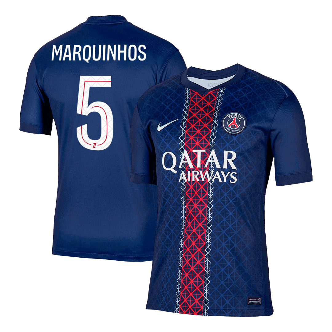 MARQUINHOS #5 PSG Home Soccer Jersey 2025/26