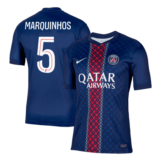 MARQUINHOS #5 PSG Home Soccer Jersey 2025/26