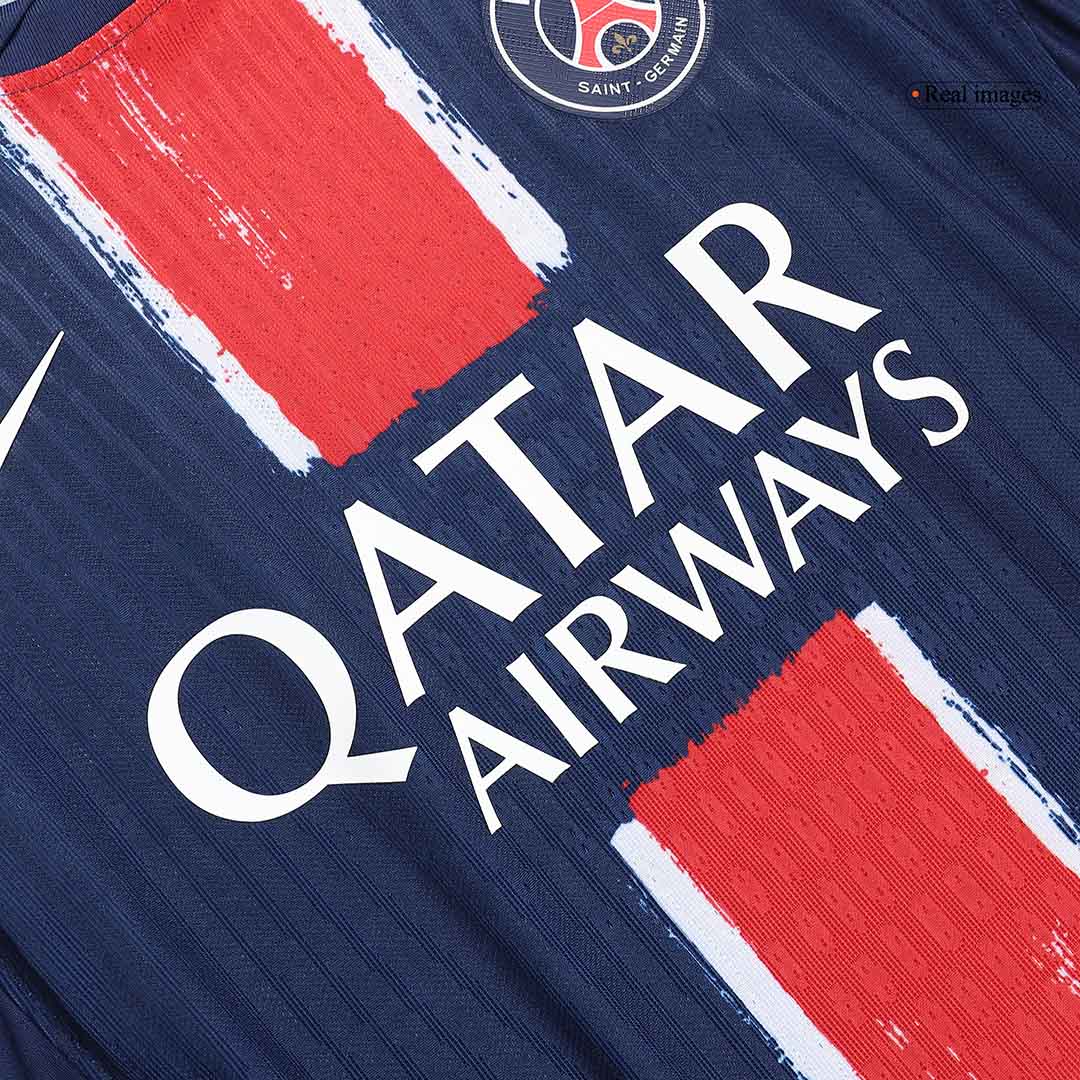 Authentic KVARATSKHELIA #7 Soccer Jersey PSG Home Shirt 2024/25 - UCL