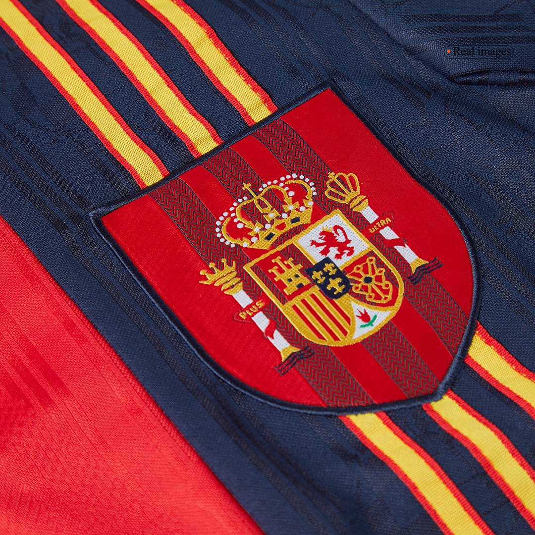 Retro 1996 Spain Home Soccer Jersey