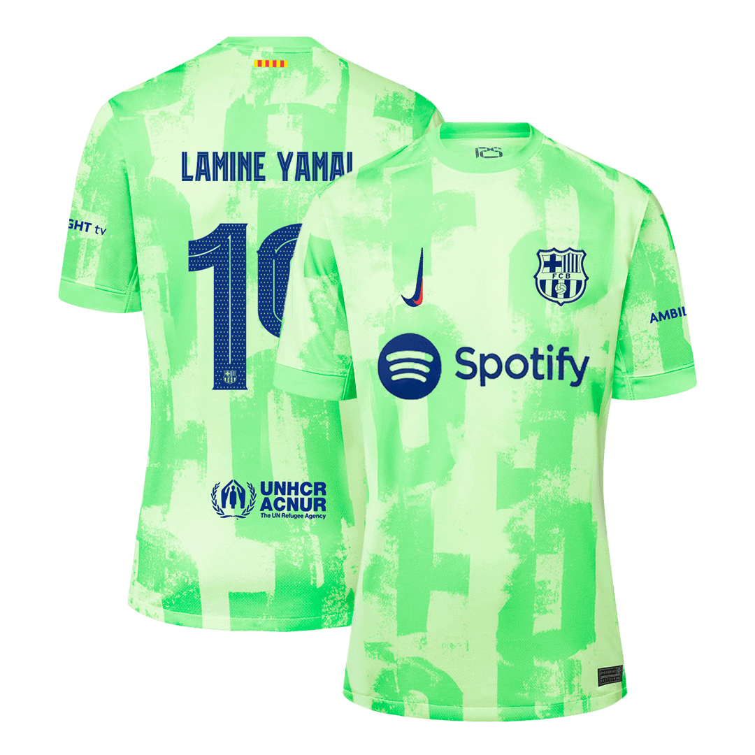 LAMINE YAMAL #19 Barcelona Third Away Soccer Jersey 2024/25 - UCL