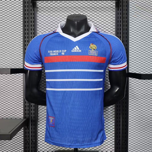 France Player Version Soccer Jersey Retro